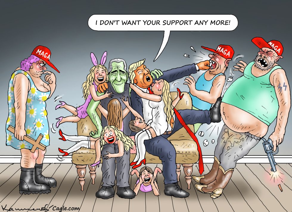 TRUMP IS ANGRY AT MAGA