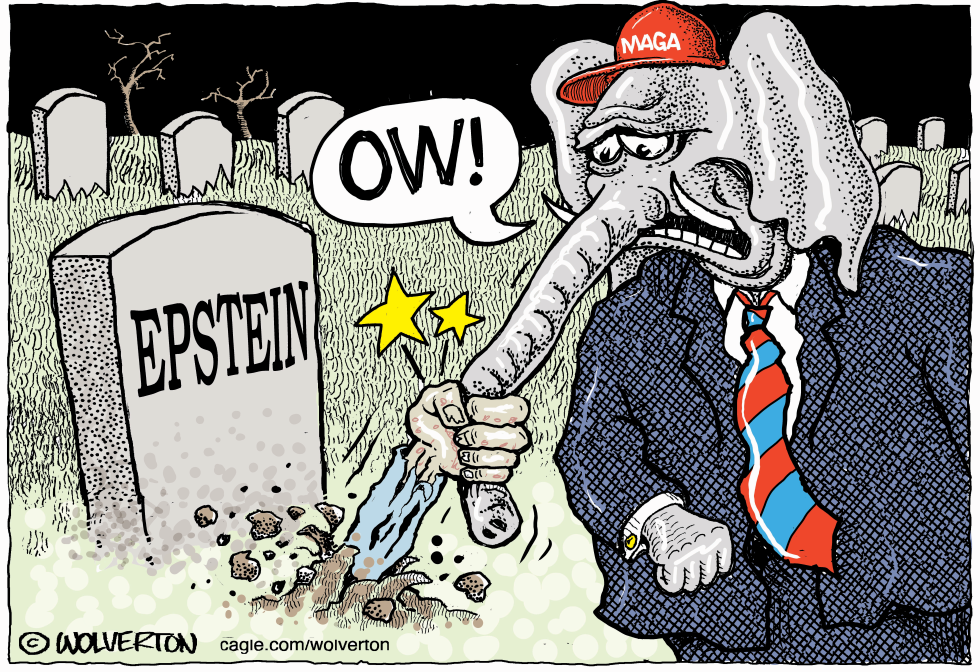 Epstein Grabs MAGA Elephant from the Grave