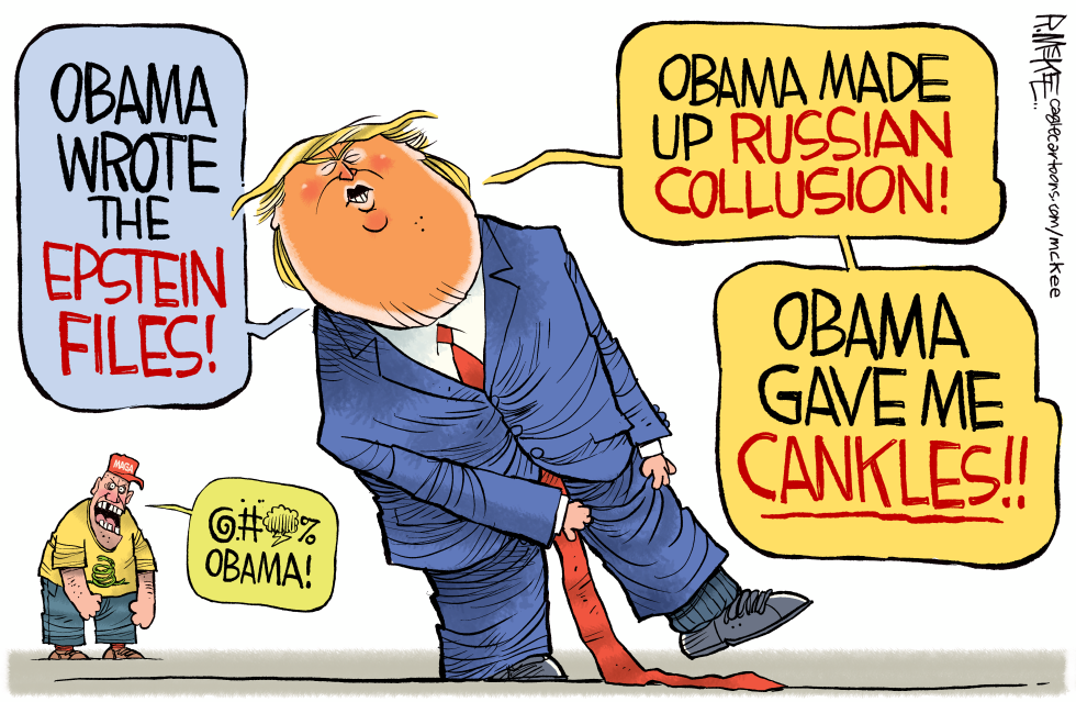 Trump Blames Obama For Cankles