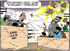 EL NUEVO JUICIO DE SADDAM /  by Bob Englehart