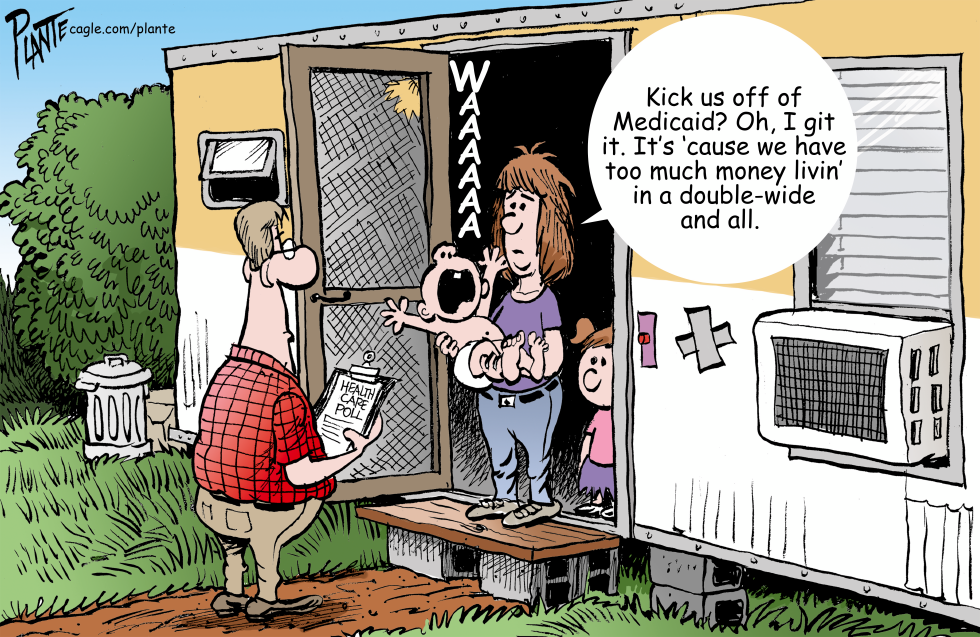 Medicaid Poll Highlights Struggles of Low-Income Families in Trailer Park