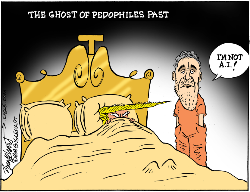 Trump Haunted By Jefferey Epstein