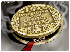 PRESIDENTIAL MANHOLE by Bill Day
