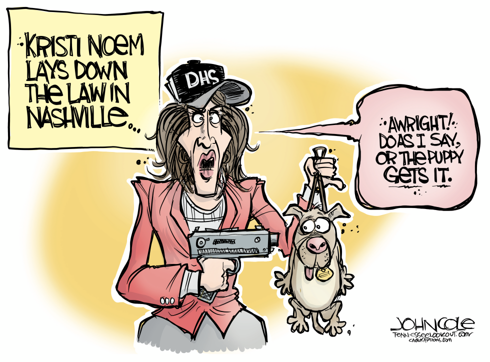 TN DHS Secretary Noem gets tough with Nashville