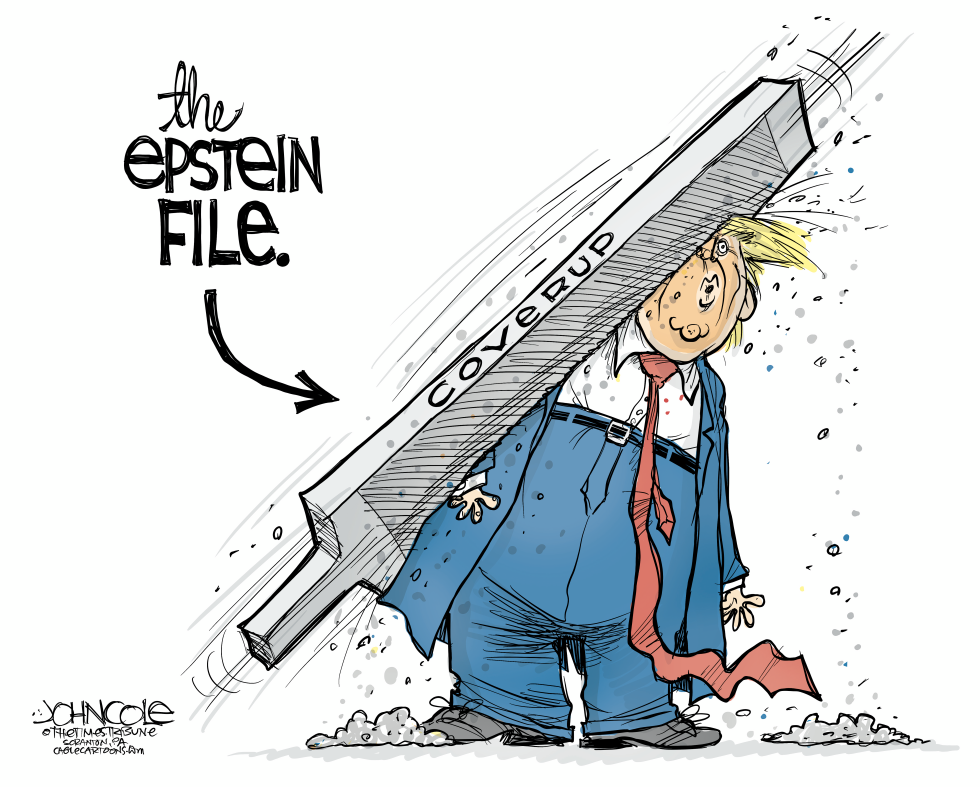 Epstein File grinding down Trump