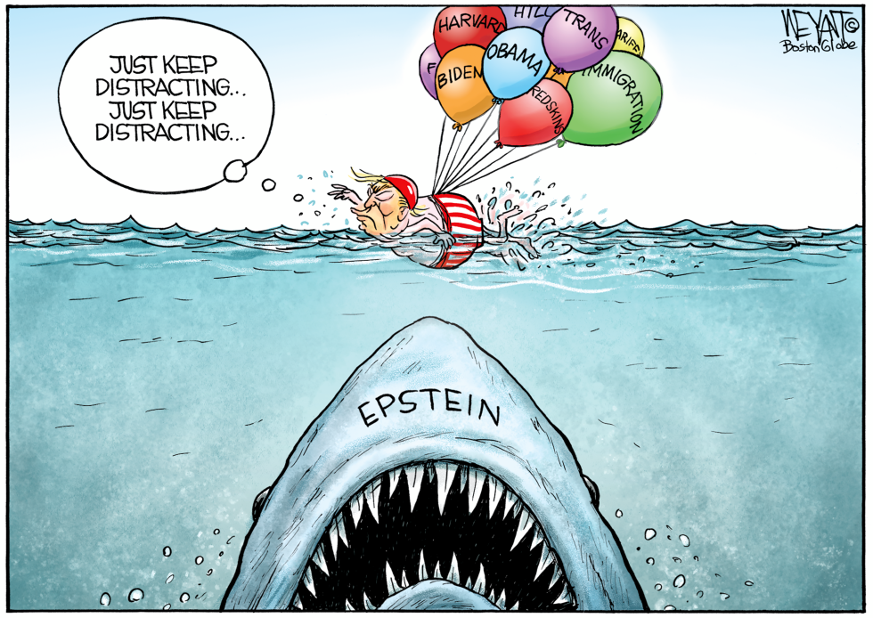 Trump Jumps the Epstein Shark