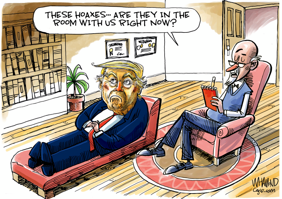 Everything is a hoax to Trump