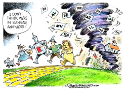 TORNADOES ALL OVER by Dave Granlund