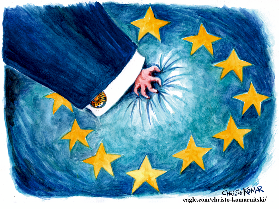 Trump grabbing EU