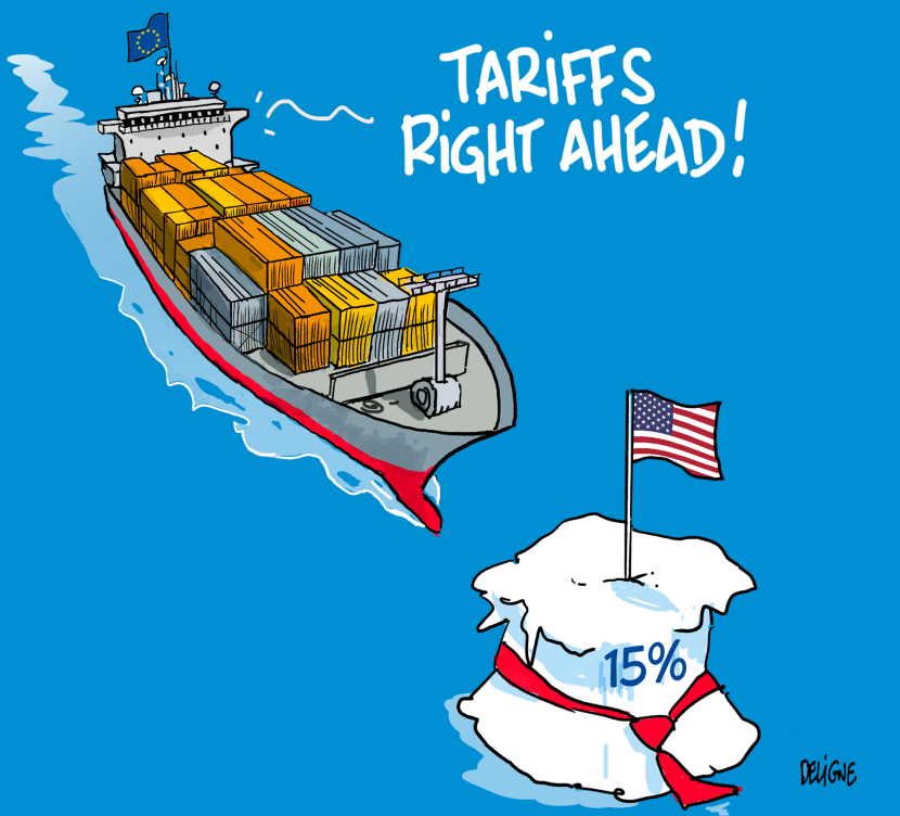 EU Cargo Ship Heads Straight for US Tariff Iceberg