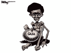GAZA STARVATION by Bill Day