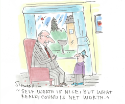 NET WORTH by Harley Schwadron