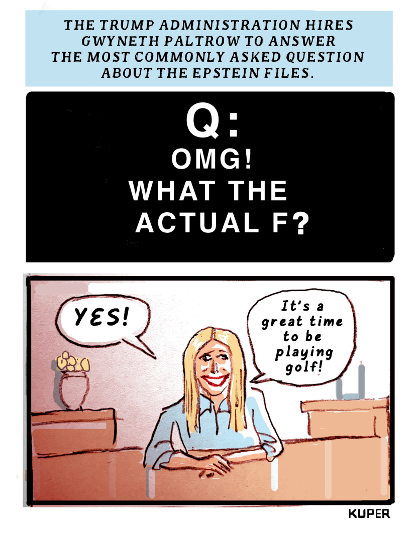Gwyneth Paltrow Temporary Spokesperson