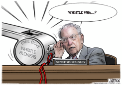 SENATOR GRASSLEY CANNOT HEAR WHISTLEBLOWERS by R.J. Matson