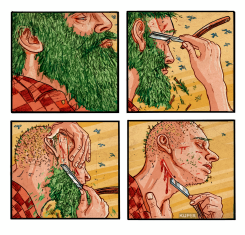 DEFORESTATION HAS DEVASTATING CONSEQUENCES by Peter Kuper