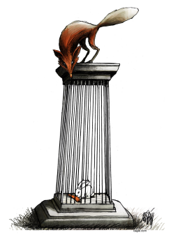 MONUMENT TO THE LEADER AND HIS PEOPLE by Angel Boligan