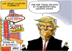 LAS VEGAS TOURISM PLUMMETS by Dave Whamond