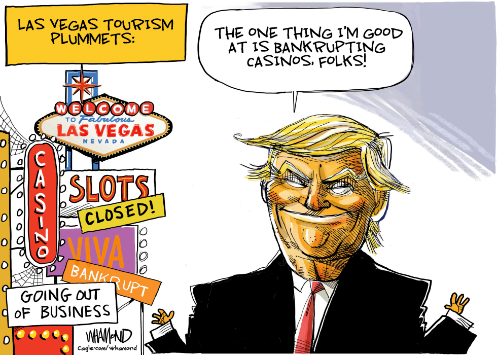 Las Vegas tourism plummets