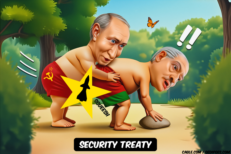 Putin and Lukashenko mating