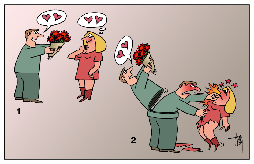 from love to violence
