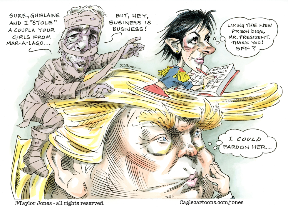 Trump, Epstein and Ghislaine Maxwell