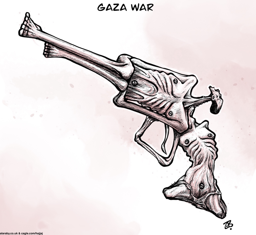 Gaza War Hunger Gun Body Starvation Crimes