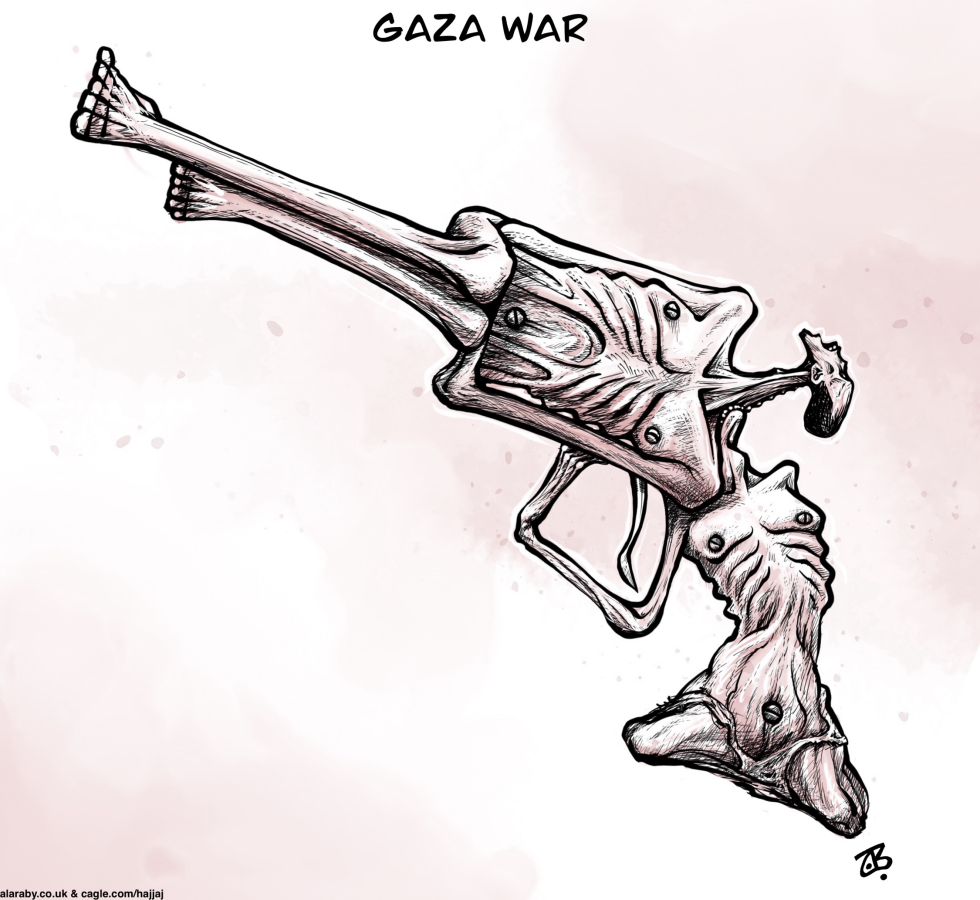 Gaza War Hunger Gun Body Starvation Crimes