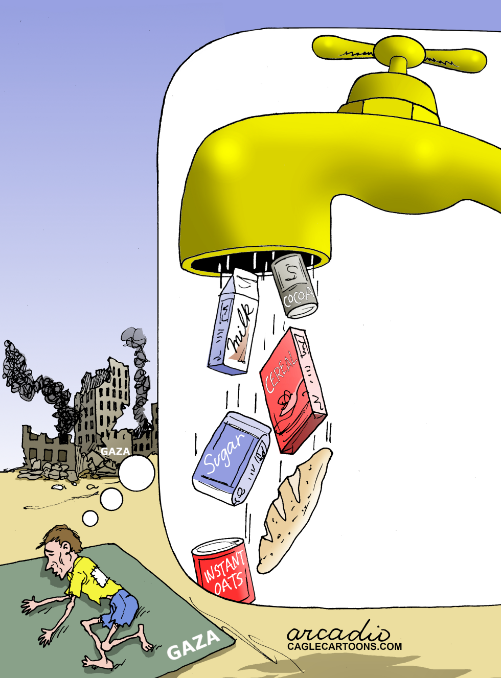 DREAMS OF A CHILD FROM GAZA.