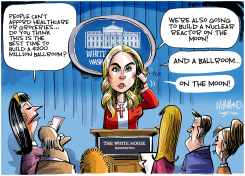 TRUMP'S BALLROOM BLITZ by Dave Whamond