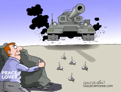 WISHES OF A POOR LOVER OF PEACE by Arcadio Esquivel