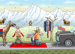 PEACE SUMMIT IN ALASKA by Marian Kamensky