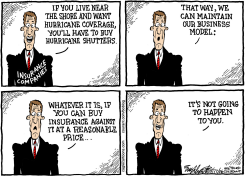 HURRICANE INSURANCE  by Bob Englehart
