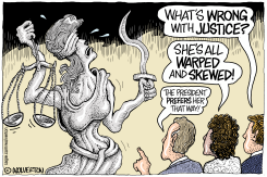 JUSTICE WARPED AND SKEWED UNDER TRUMP by Monte Wolverton