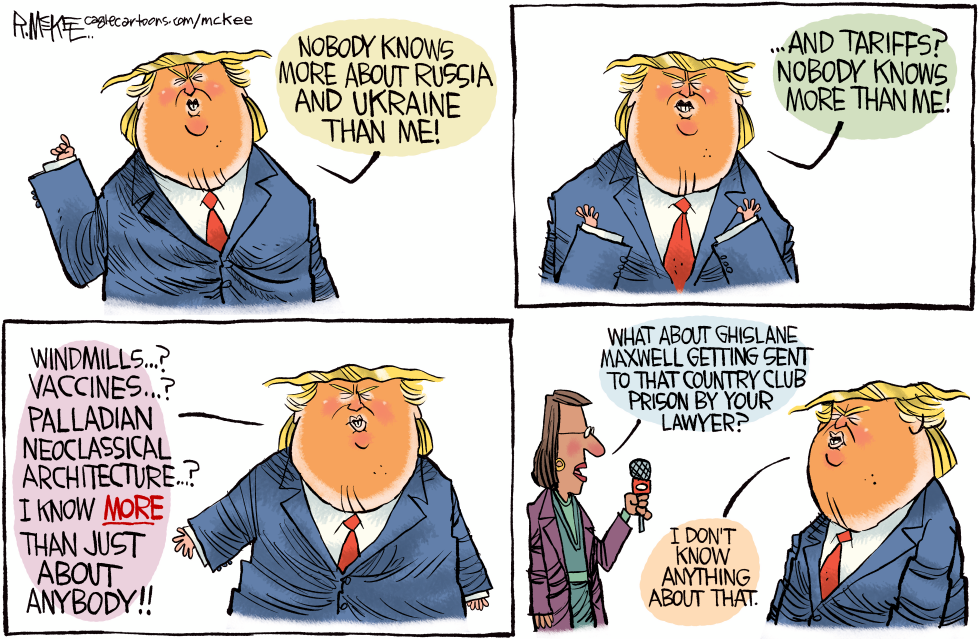 Trump Knows More Except About Epstein