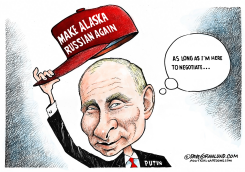 TRUMP PUTIN MEET IN ALASKA by Dave Granlund