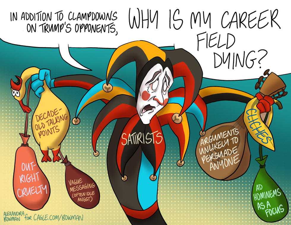 Why Political Comedians Are Losing Their Jobs