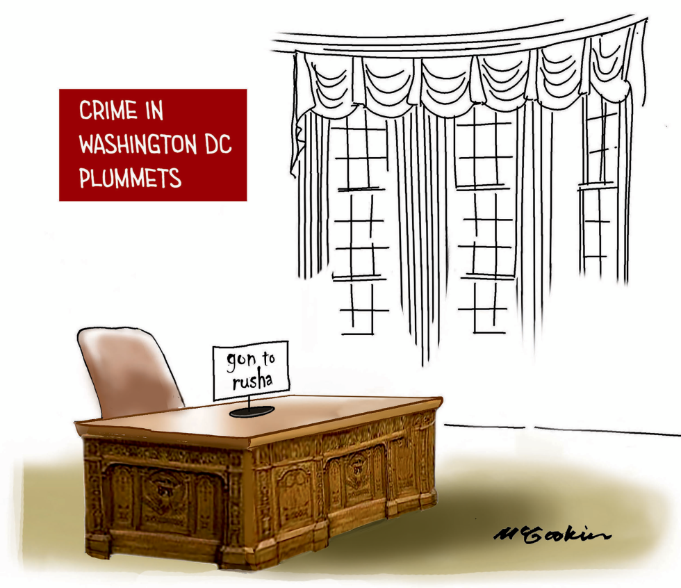Trump reduces crime in DC by leaving it