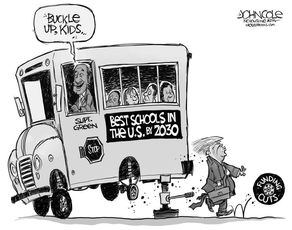 NC school achievement vs Trump funding cuts