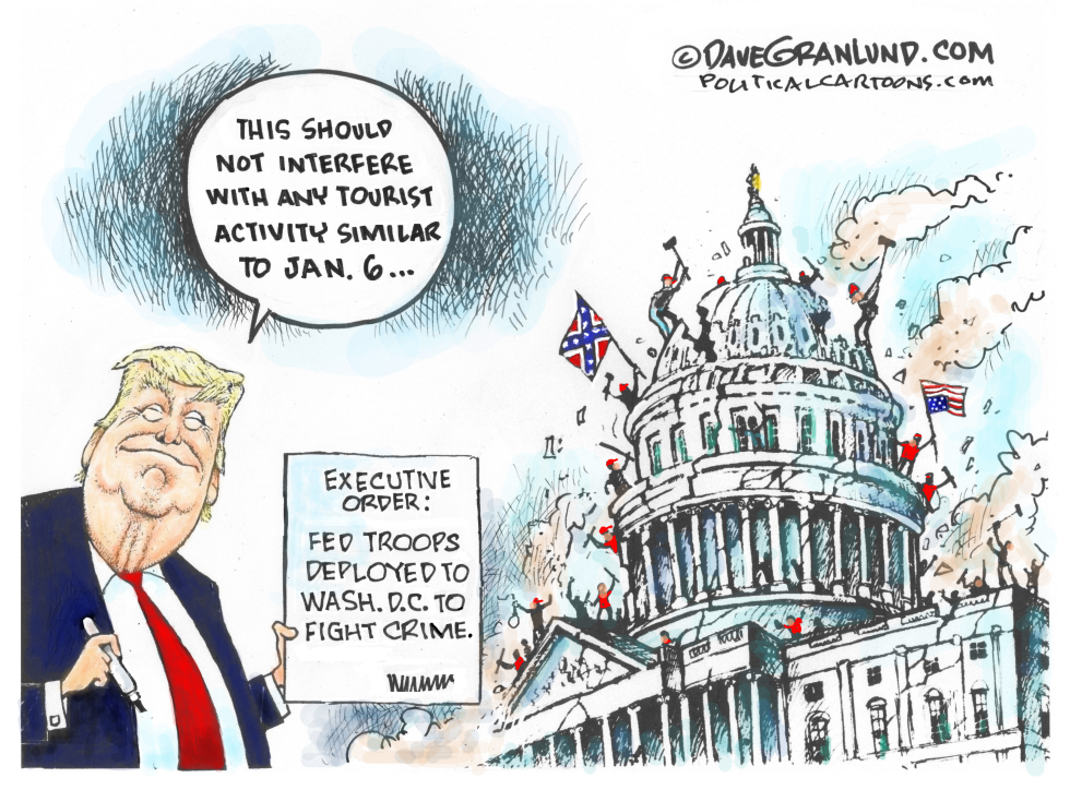 Trump Fed troops to DC