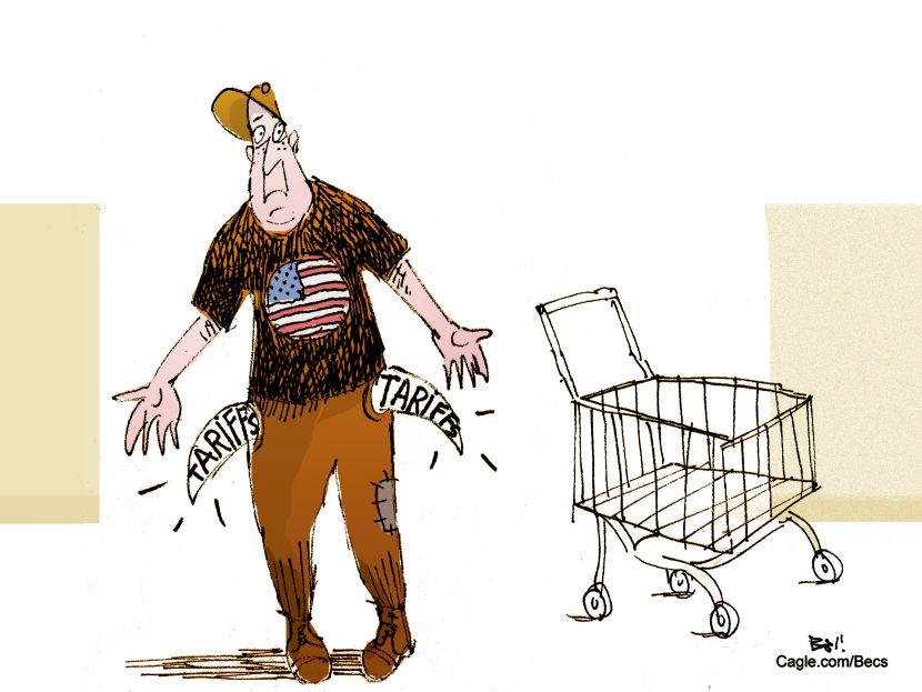 Tariff-Labeled Pants Leave Shopper With Empty Cart