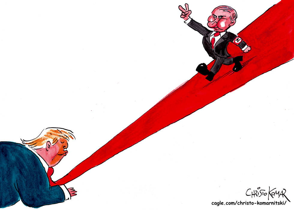 Putin walks on the red carpet