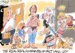 REAL HOUSEWIVES  by Pat Bagley