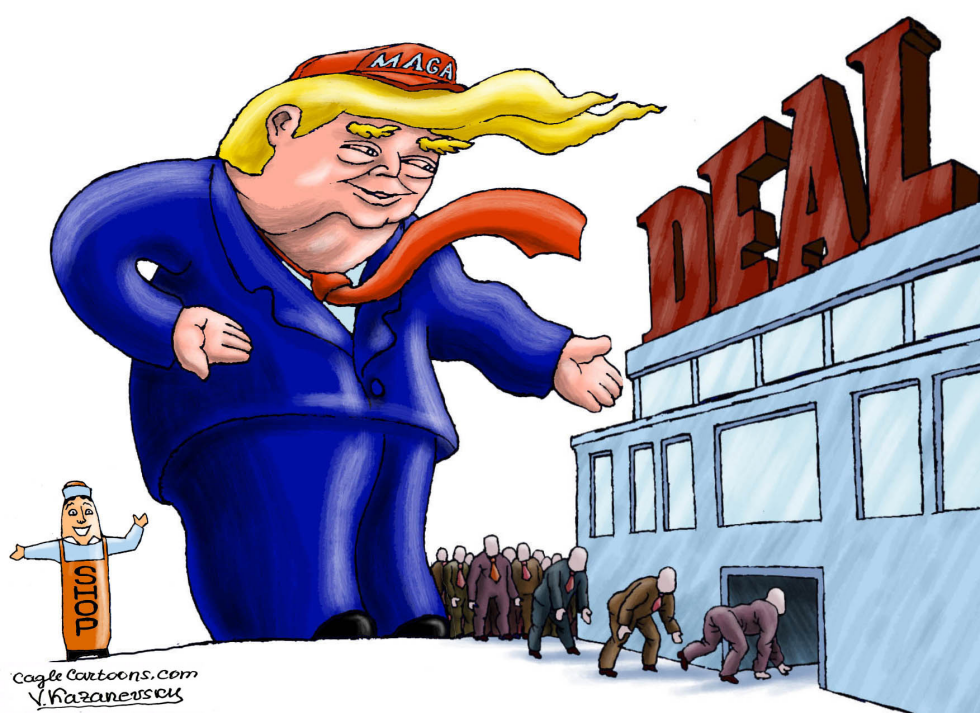Trump Inflatable Advertisement