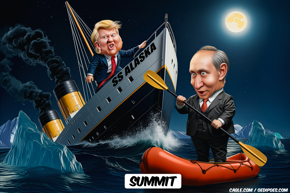 Trump and Putin starring in Titanic analogy