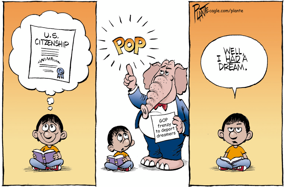 A kid  dreams of becoming a U.S. citizen