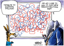THE ART OF GERRYMANDERING by Dave Whamond