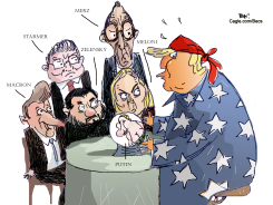 EUROPE CONSULTS THE GREAT CLAIRVOYANT DONALD TRUMP by Becs