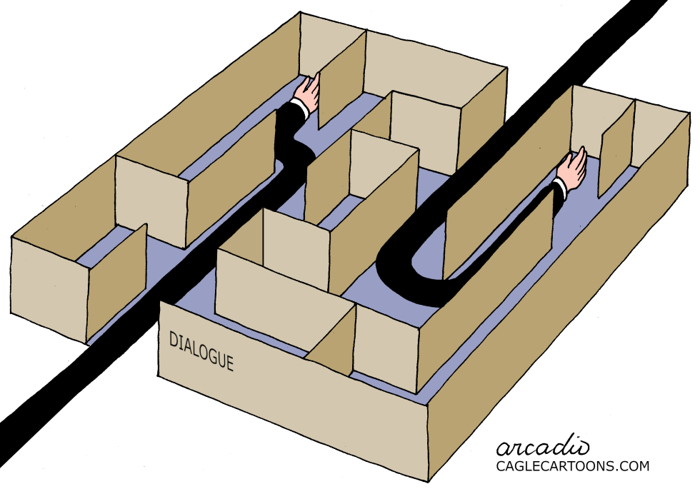The labyrinth of dialogue.