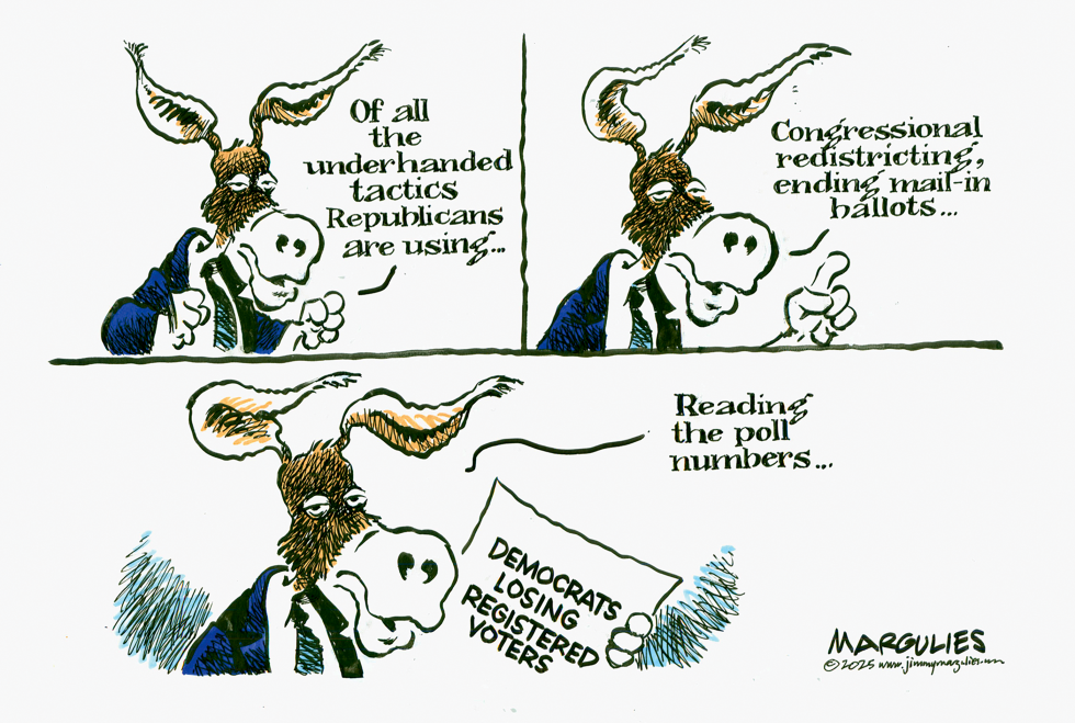 Democrats losing registered voters