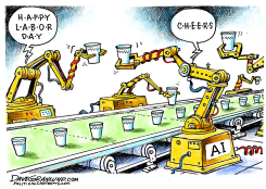 HAPPY LABOR DAY by Dave Granlund